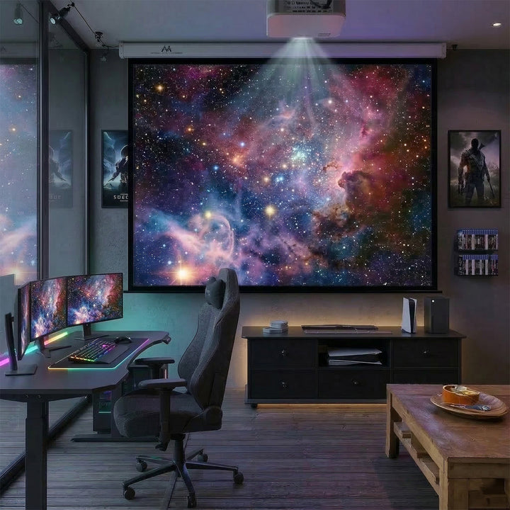 Maclean-Projektionsleinwand, elektrisch, Wand- oder Deckenmontage, 100'', 200 x 150, 4:3, MC-592