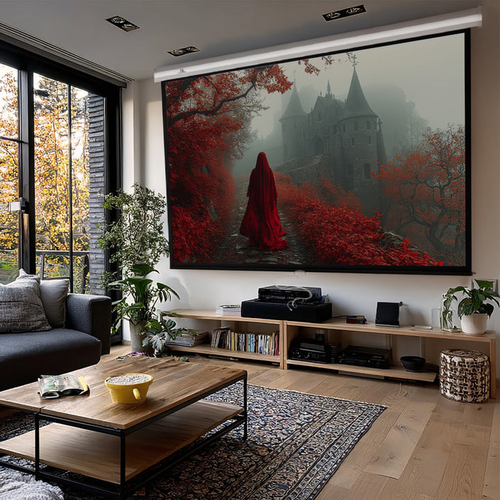 Maclean-Projektionswand, Auto-Lock, mattweiß, Wand- oder Deckenmontage, 120", 4:3, 240 x 180, MC-591