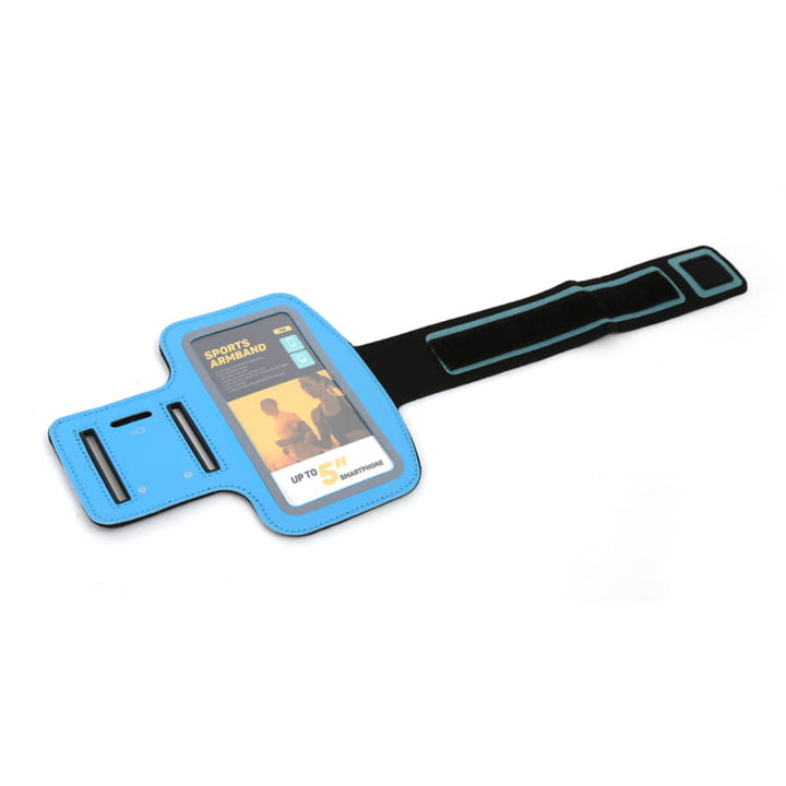 5'' Smartphone-Tasche mit Schulterriemen blau Platinet 42054