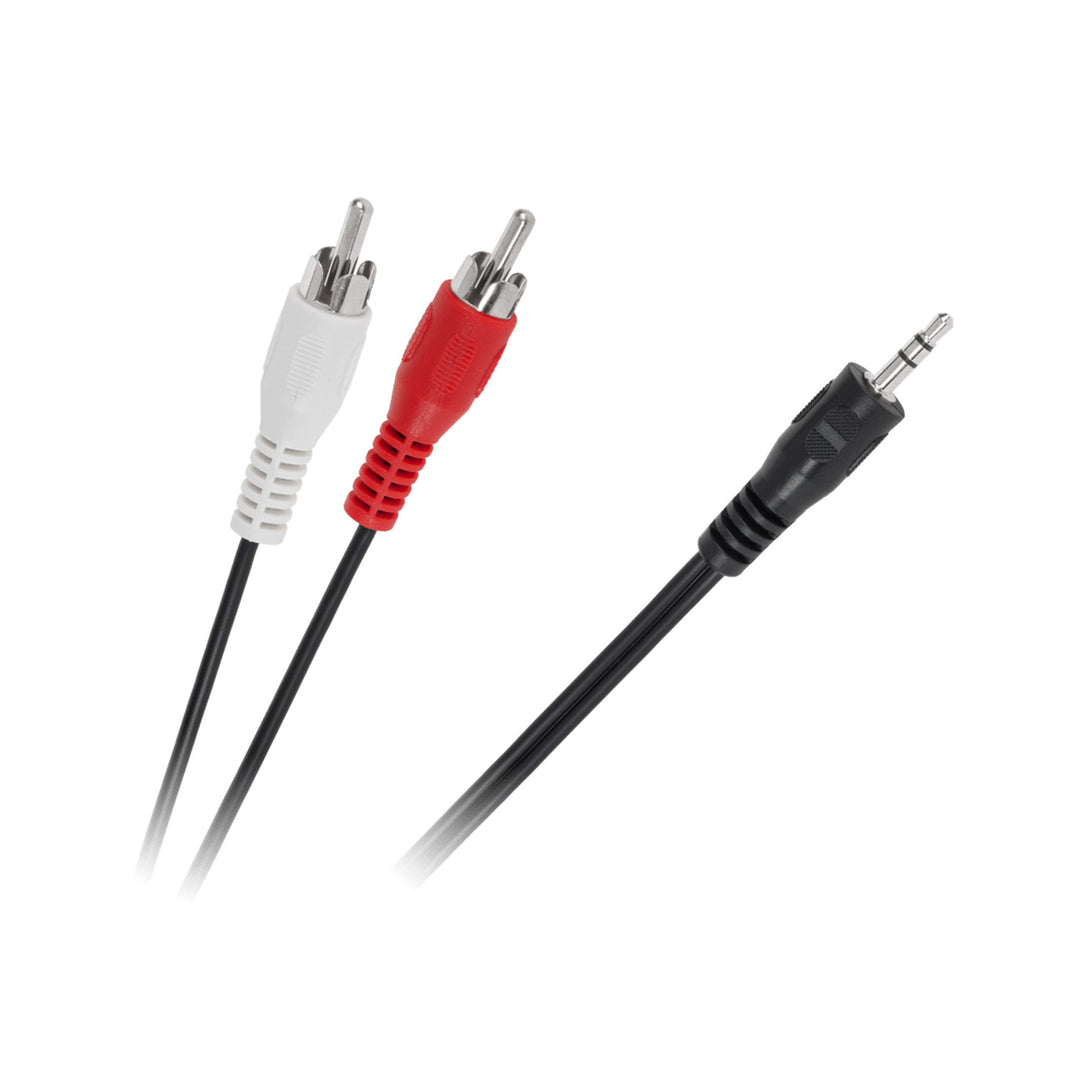 Kabel Miniklinke 3,5 mm auf 2x RCA 15 m KPO2747-15