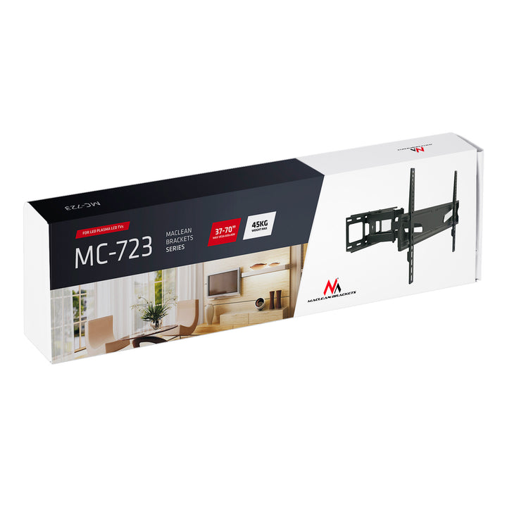45kg VESA 600x400 Maclean TV Wandhalterung  37-80" 45kg