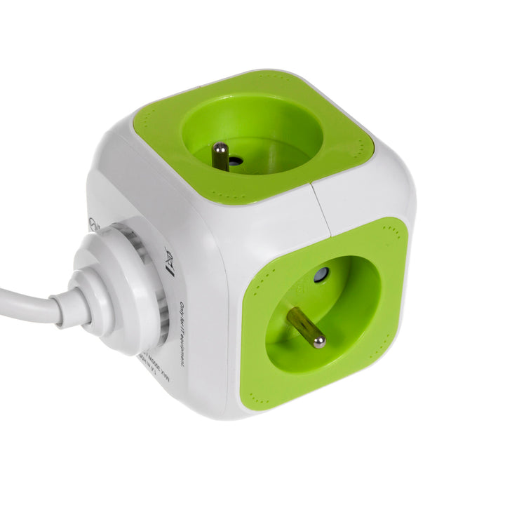 MagicCube Vierfach-Stromsteckdose von GreenBlue, 2 USB-Eingänge, 1,4m, GB118