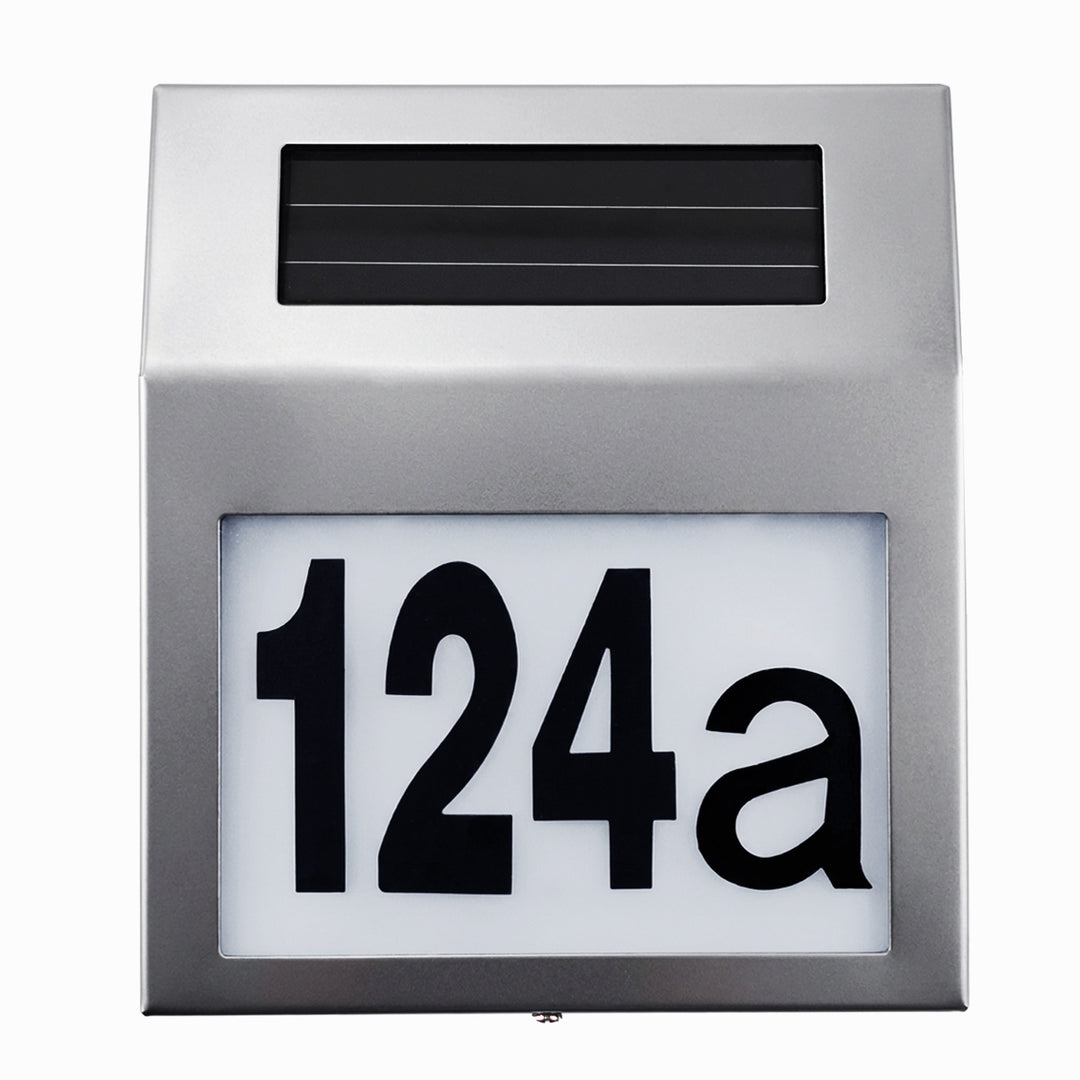LED-Solar-Hausnummernleuchte Maclean Energy MCE172