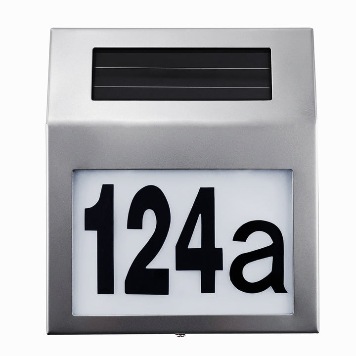 LED-Solar-Hausnummernleuchte Maclean Energy MCE172