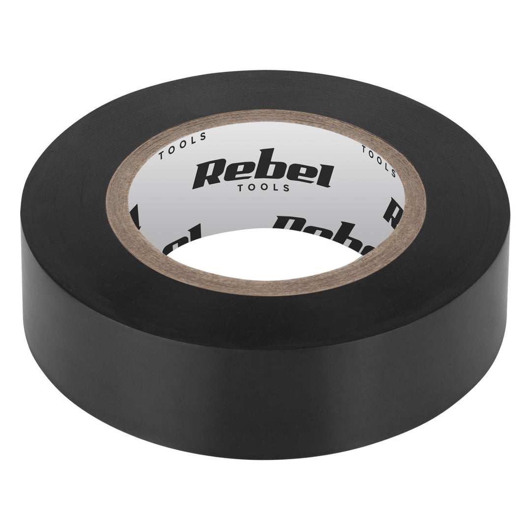REBEL Isolierklebeband (0,13 mm x 19 mm x 10 yd) schwarz