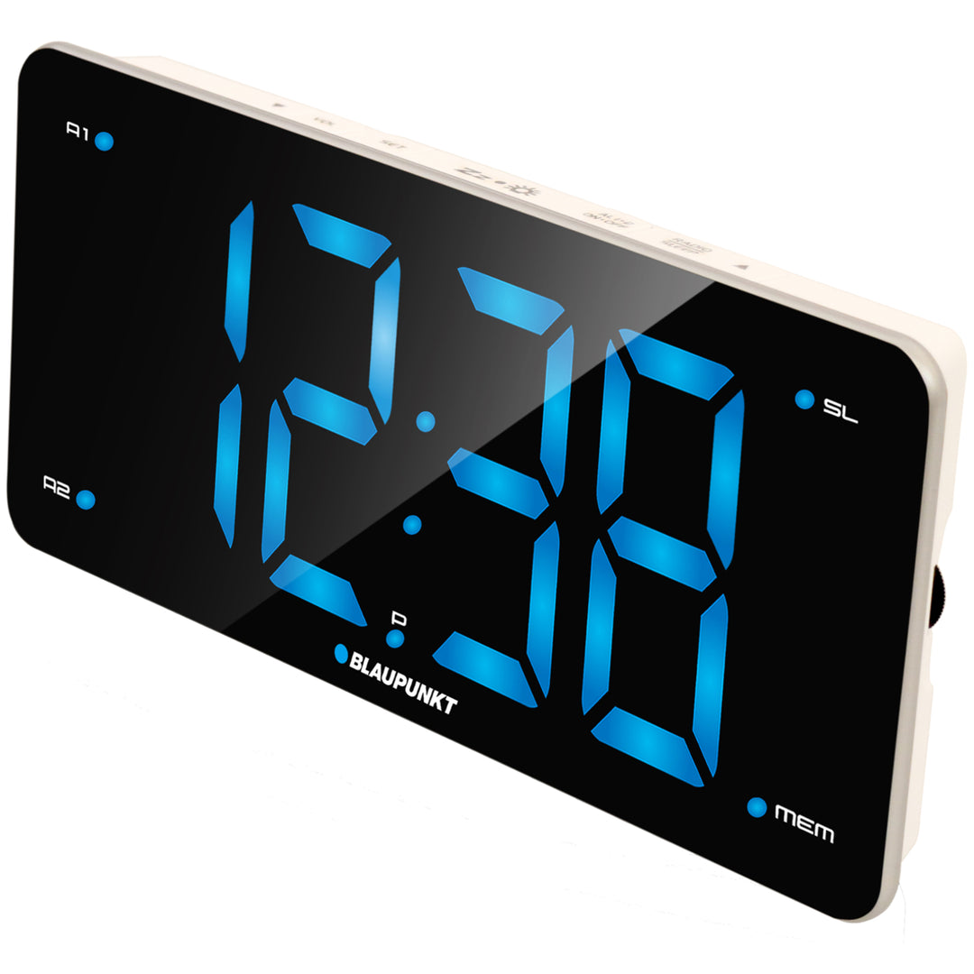 USB-Radio mit LED-Anzeige und Alarm Blaupunkt CR15WH