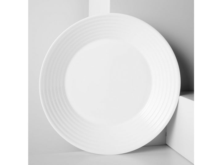 Runder Essteller 25cm Luminarc Harena Weißes Geschirr