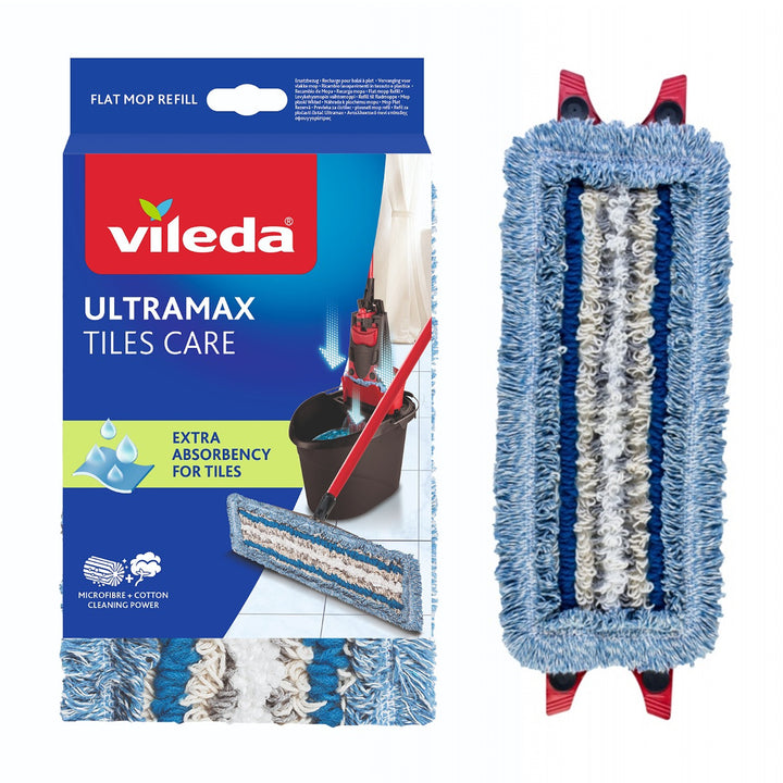 Vileda-Moppbezug für die Reinigung von Fliesen und PVC, Ultramax Tiles Care