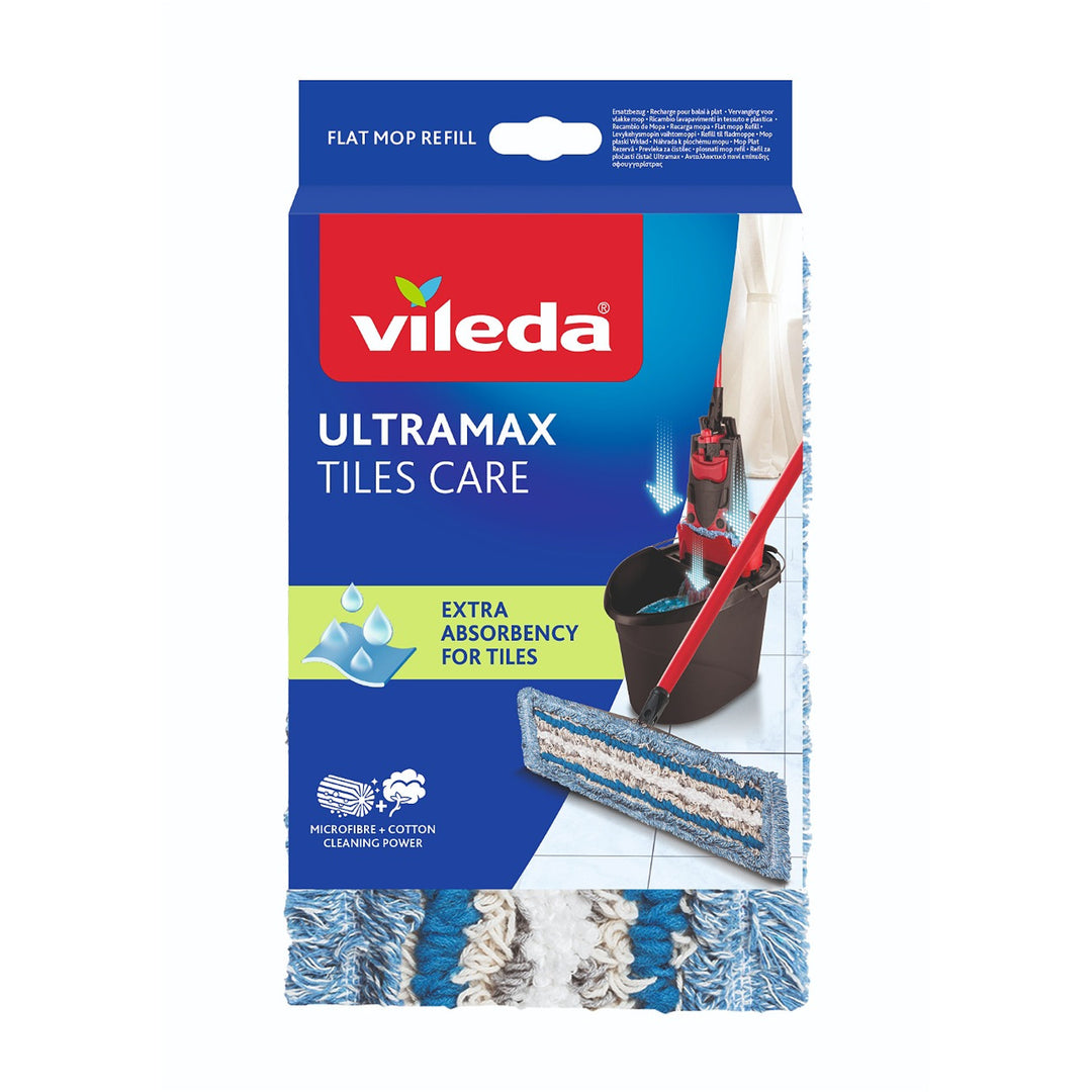 Vileda-Moppbezug für die Reinigung von Fliesen und PVC, Ultramax Tiles Care