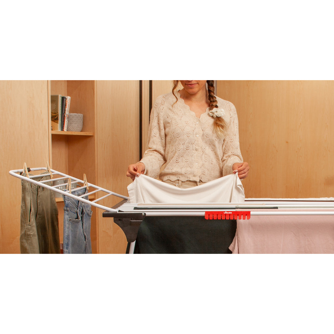 Vileda King Wäschetrockner mit dicken Aluminiumstangen