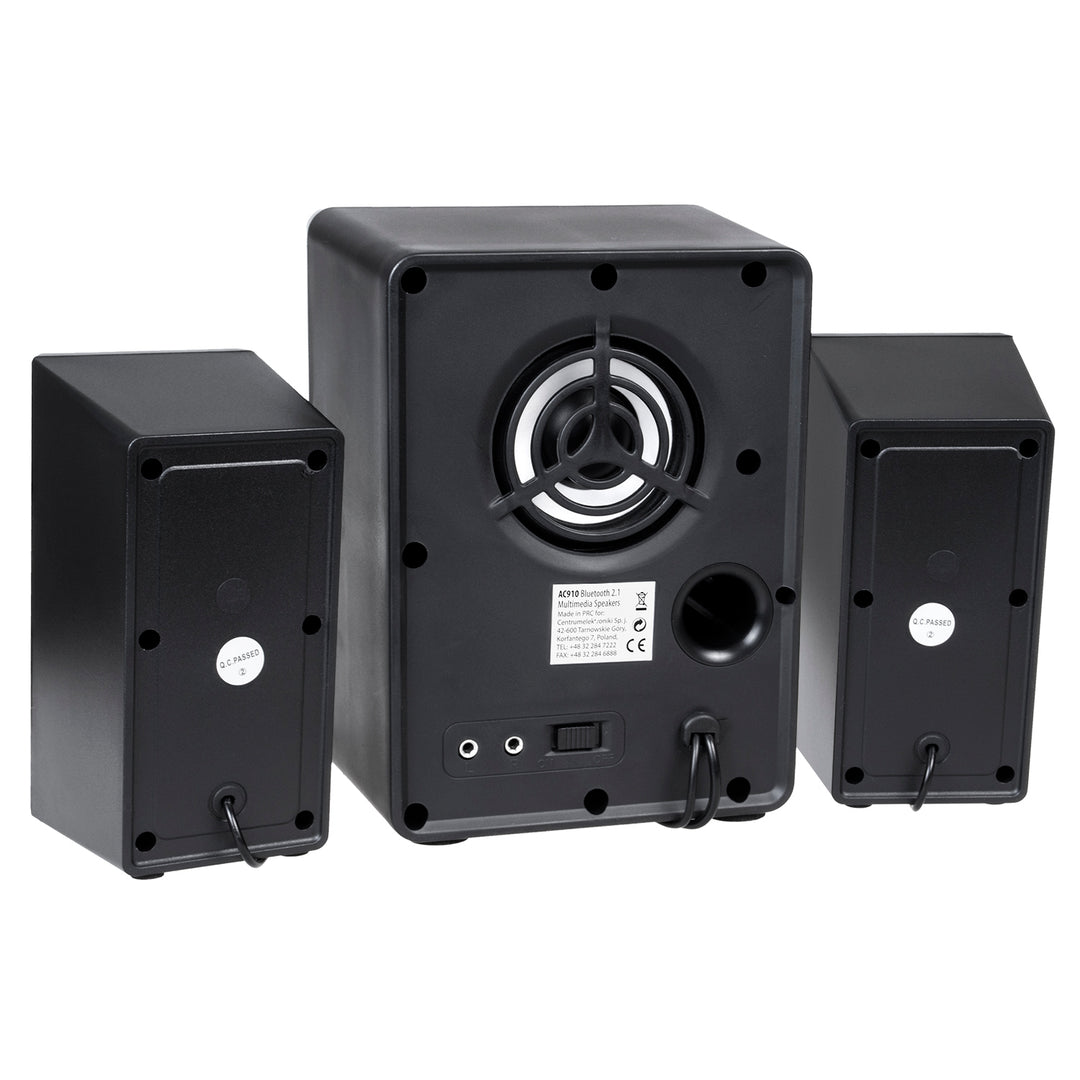 Audiocore AC910 2.1 Bluetooth Multimedia Lautsprechersystem Lautsprecher Subwoofer 280W P.M.P.O. Radio SD-Kartenslot AUX