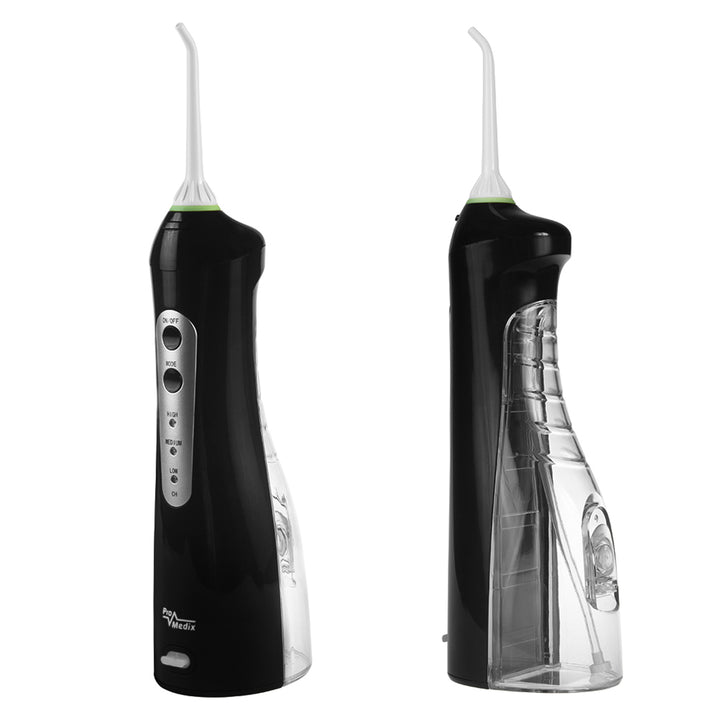 Maclean PR-770 Elektrische Munddusche Reisemunddusche Wasser-Flosser Oral Irrigator Zahnreinigung Zahnpflege 4 Düsen (Drahtlos)