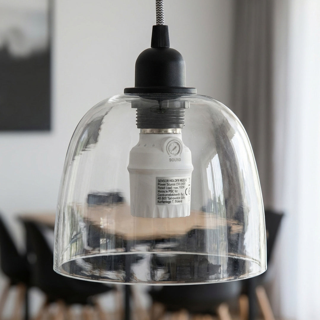 Glühbirnenfassung mit Geräuschsensor Maclean, E27 mit Geräuschsensor, max. 100 W, Bereich 30 dB – 90 dB, MCE232