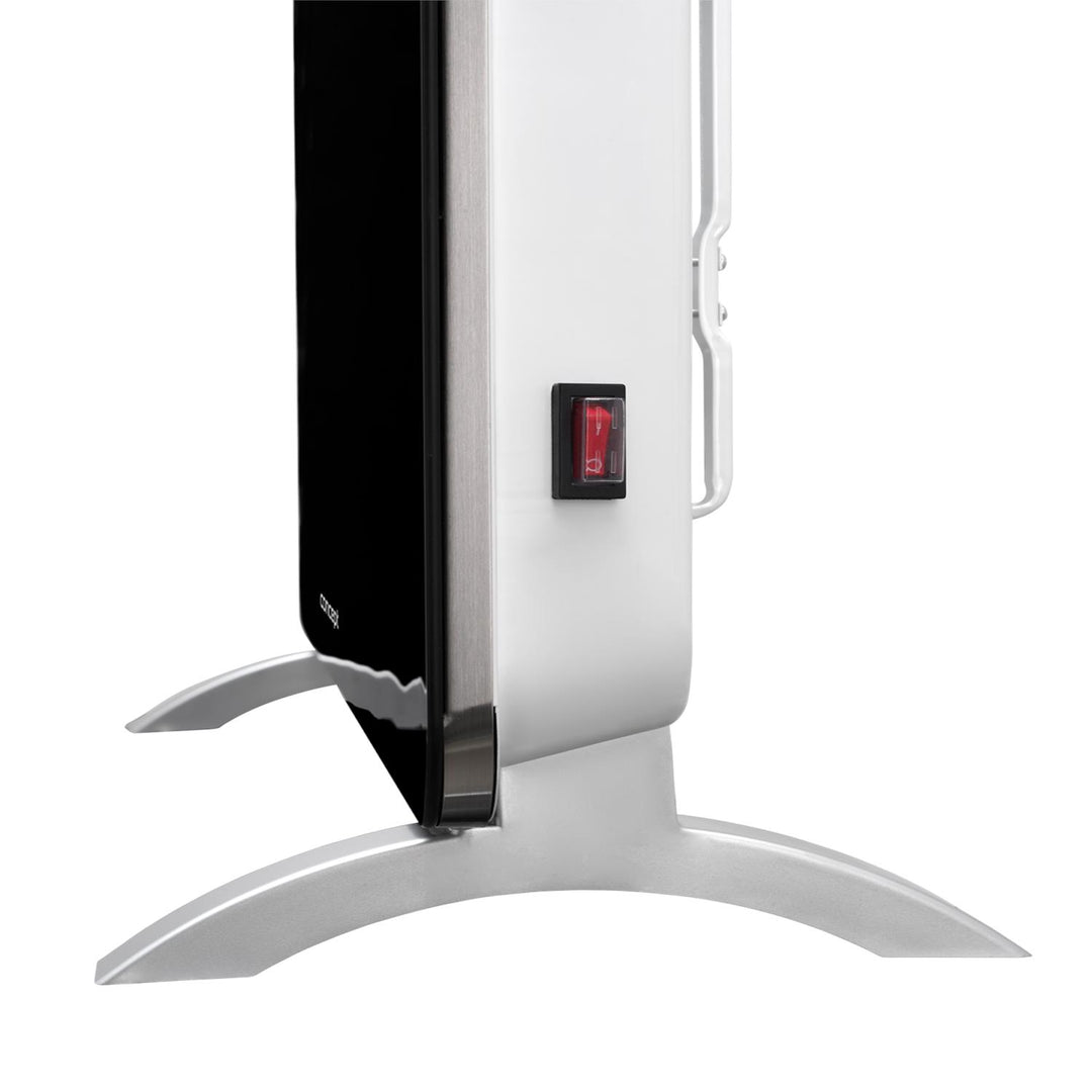 Konvektor-elektrisches ausgeglichenes Glas-Konzept KS4010 Schwarzes