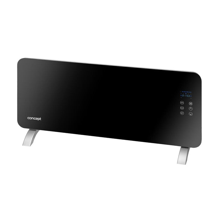 Konvektor-elektrisches ausgeglichenes Glas-Konzept KS4010 Schwarzes