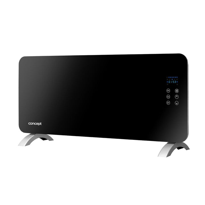 Konvektor-elektrisches ausgeglichenes Glas-Konzept KS4010 Schwarzes