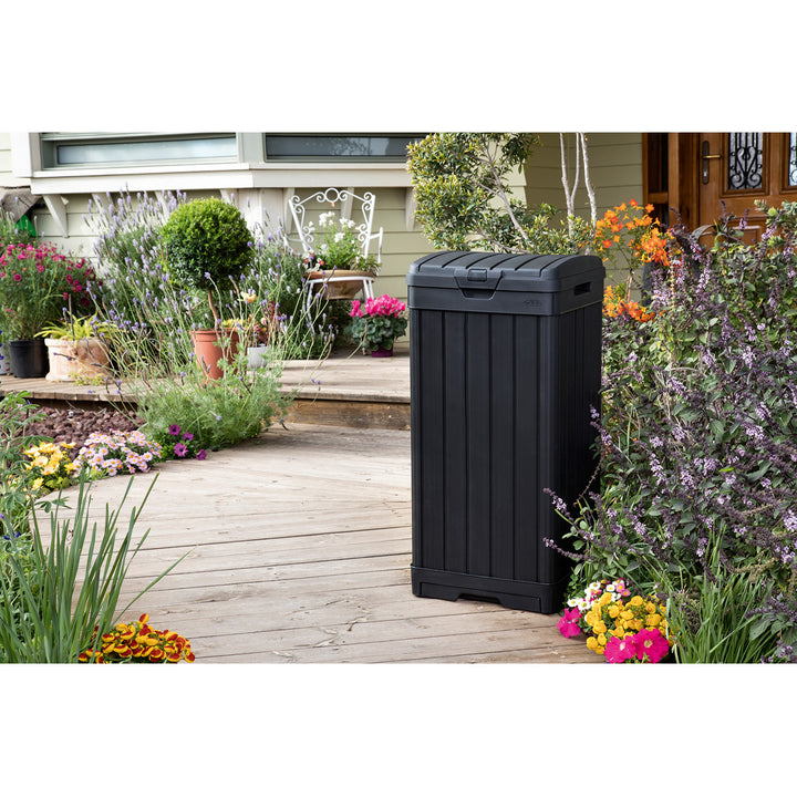 Abfallbehälter Keter Baltimore 125L schwarz Höhe: 87,4 cm
