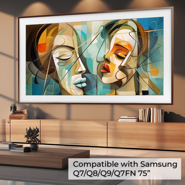 QLED TV Micro-Gap Wandhalterung für Samsung Q7/Q8/Q9/Q7FN/Q9FN 75" bis 50kg Ultra Slim