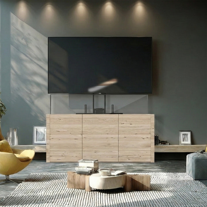 Fernseher Lift mit Fernbedienung max 50kg max VESA 600x400 für OLED, QLED, LED, LCD, PLASMA
