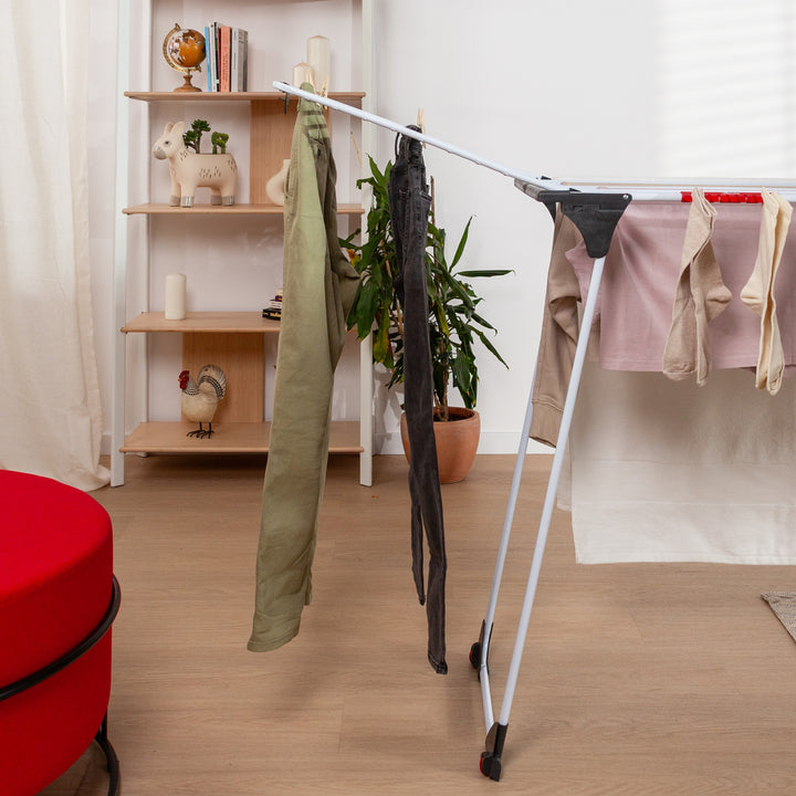 Vileda Magnum Standwäscheständer, Trockenfläche 24 m XXL-Stahlseile