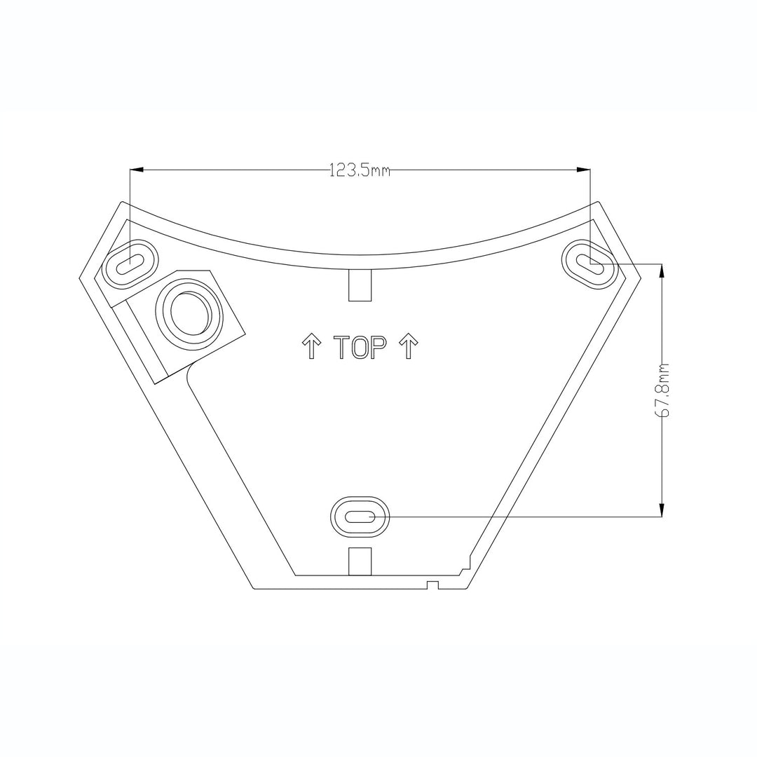 Dekorative LED-Lampe mit Infrarot-Bewegungssensor Wandleuchte Innenlampe Außenbeleuchtung 800lm 10W IP54 Wasserdicht (Grau)