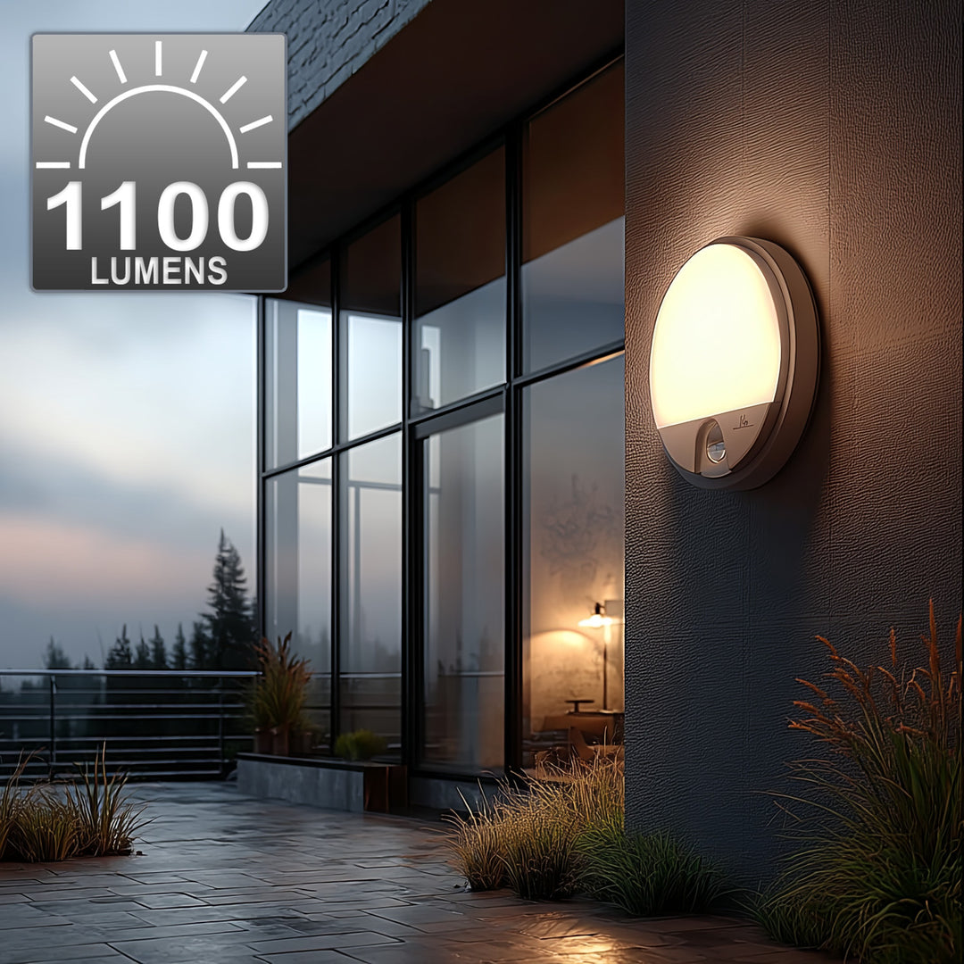 Maclean Energy MCE291 mit IR-Bewegungssensor u. Dämmerungsensor