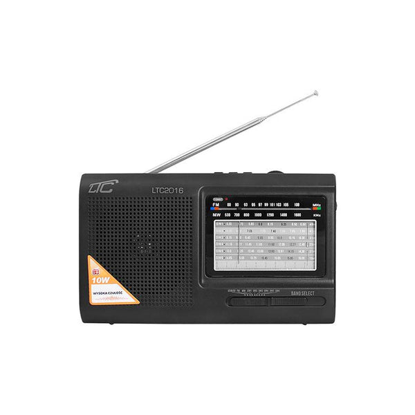 WILGA Tragbares Radio mit eingebautem Akku 10W USB SD 3,5mm Kopfhöreranschluss 64cm Teleskopantenne SD