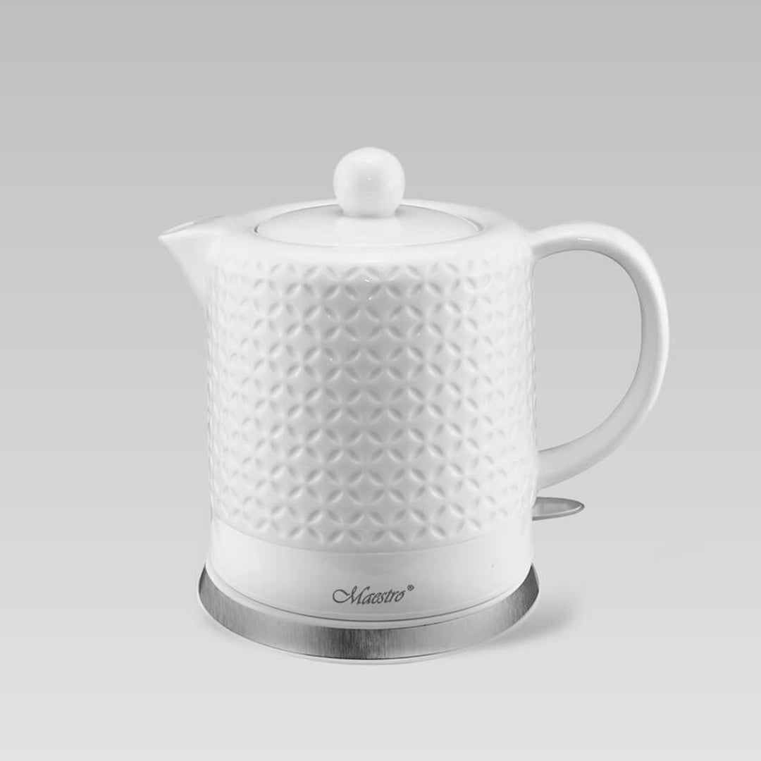 Keramikkessel mit einer Kapazität von 1,2 l und einer Leistung von 1200 W.