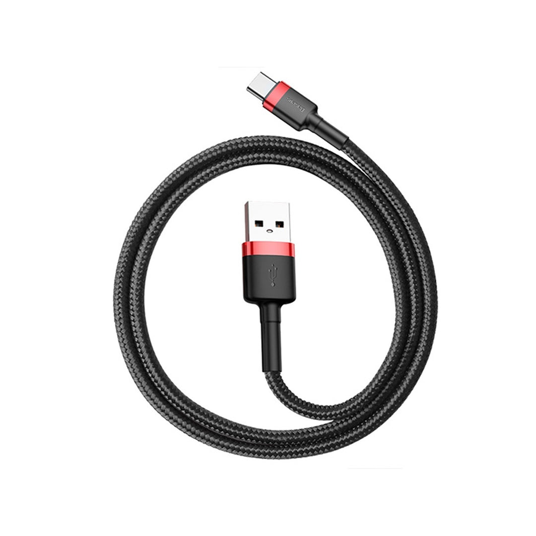 Baseus Kabel, USB Typ C, Länge 50cm, 3A, schwarz, BASKBK46595