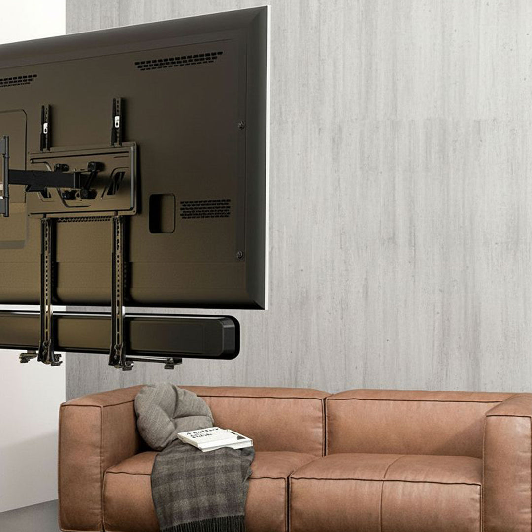 Universal Soundbar Halterung bis 15kg Lautsprecherhalterung für die Montage unter TV