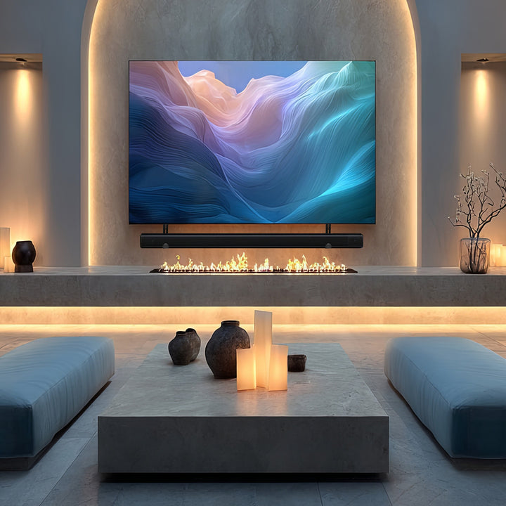 Universal Soundbar Halterung bis 15kg Lautsprecherhalterung für die Montage unter TV