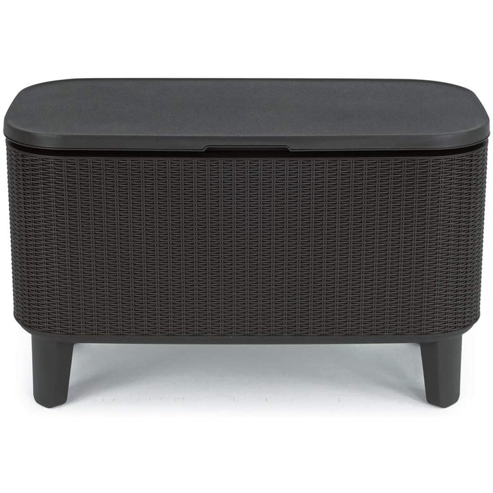 Keter Garden Bar 2in1 Tisch, Bar mit Kühlbehälter Bevy Cool Bar Rattan