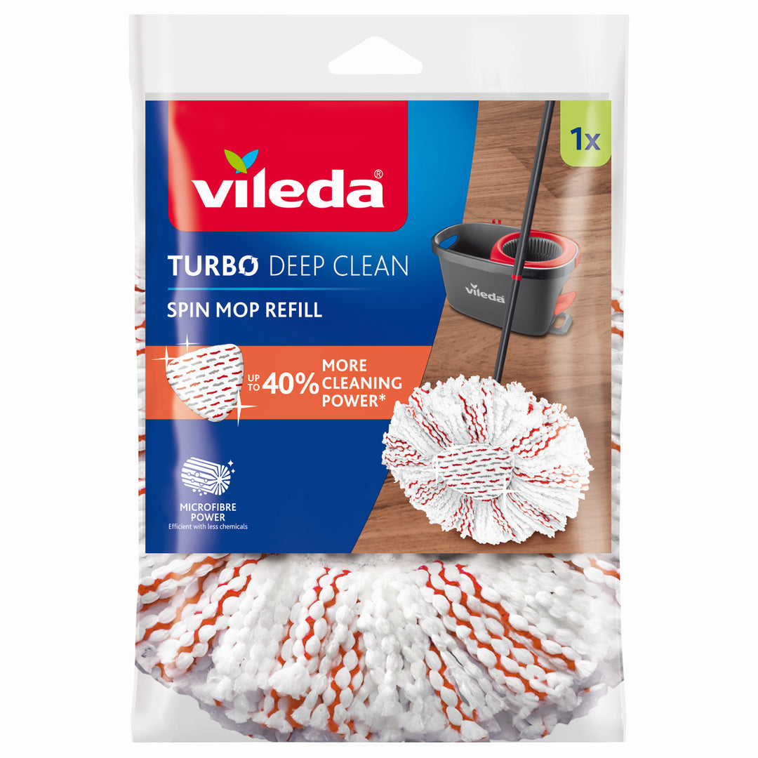 Vileda Turbo Deep Clean Mikrofaser-Wischbezug für den Rotationsmopp