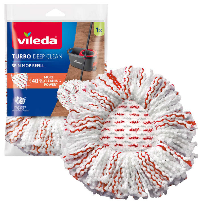 Vileda Turbo Deep Clean Mikrofaser-Wischbezug für den Rotationsmopp