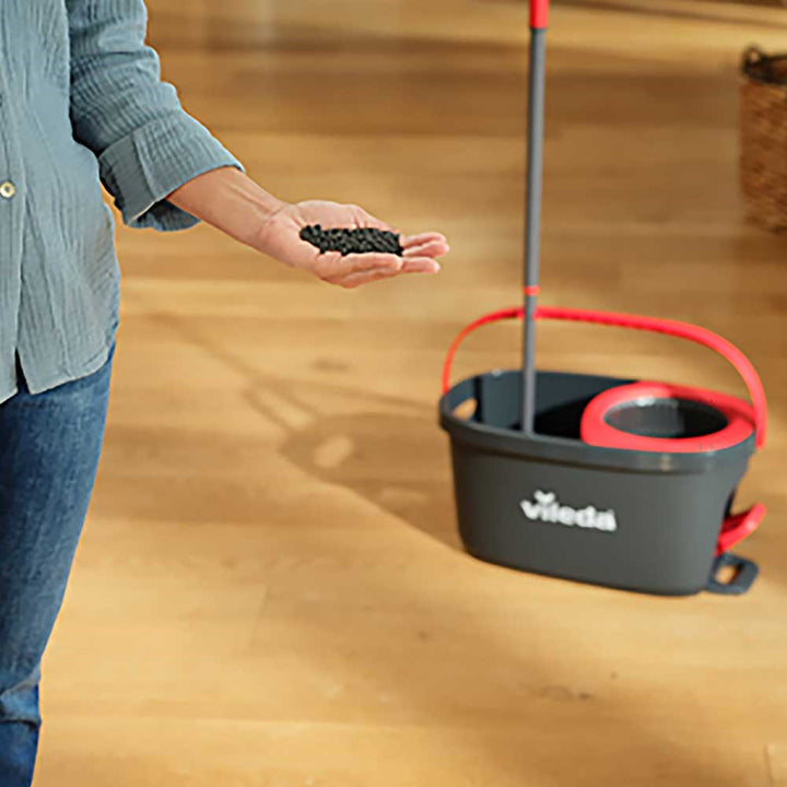 Vileda Turbo Deep Clean Wischset mit Stiel und Eimer