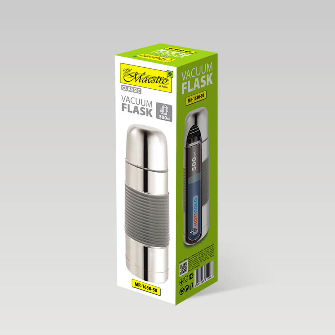 Thermoskanne 500ml Maestro MR-1630-50 25x7cm aus Edelstahl