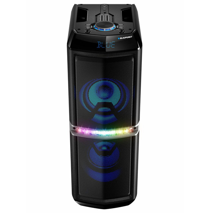 Party Lautsprecher Tragbarer Bluetooth-Lautsprecher Kabellos 2 x 30W RMS Fernbedienung Karaoke Funktion Disco Beleuchtung