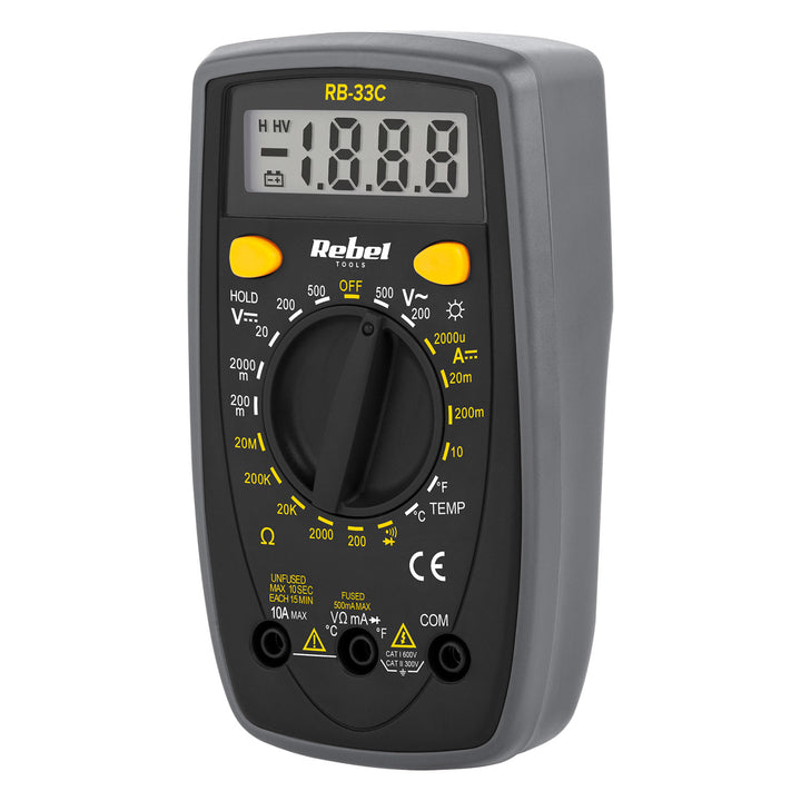 Präzises digitales Multimeter Rebel RB-33C