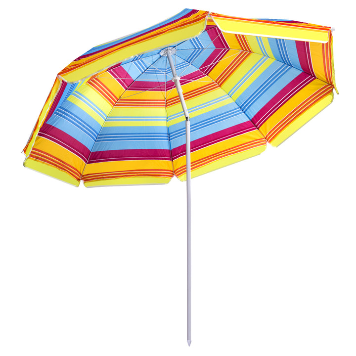 Sonnenschirm 200cm für Garten Strand Gartenschirm Neigbar Höhenverstellbar  Master Grill&Party
