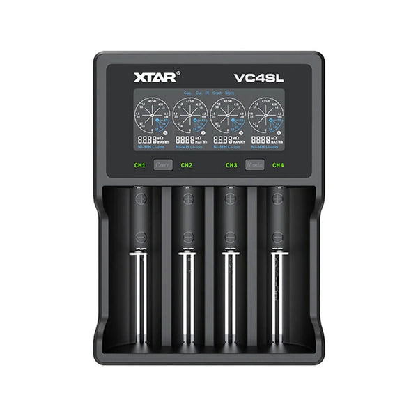 Xtar VC4SL Ladegerät für 4 AAA AA 18650 wiederaufladbare Batterien Xtar