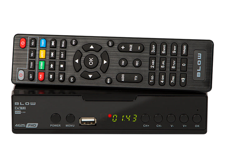 DVB-T/T2 4625FHD H.265 Blow Tuner ideal für den Empfang von DVB T2 Signalen