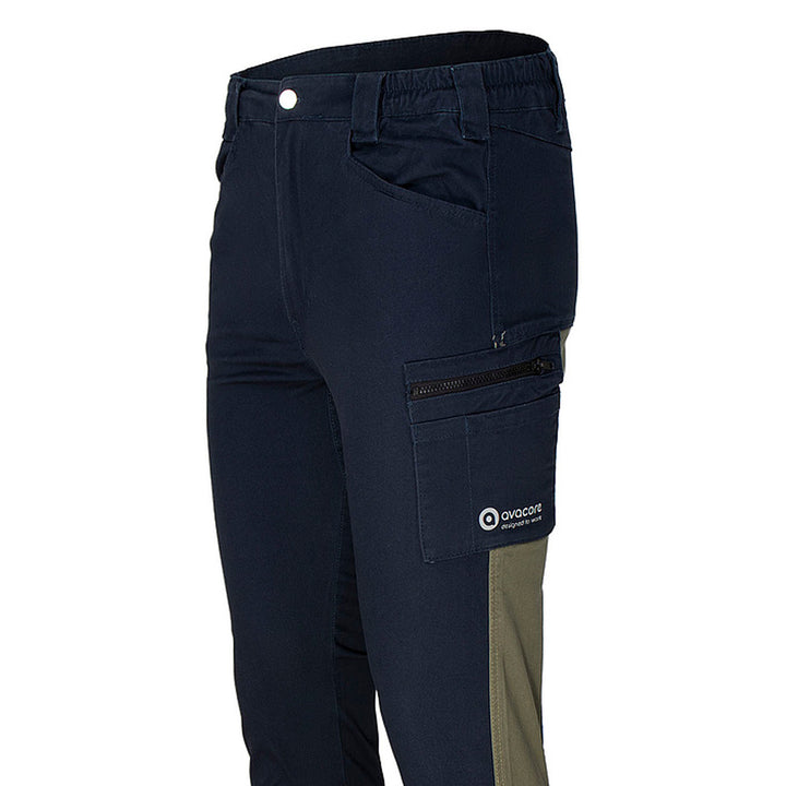 Avacore TUBBOS Bundhose in marineblau/oliv, Größe 48