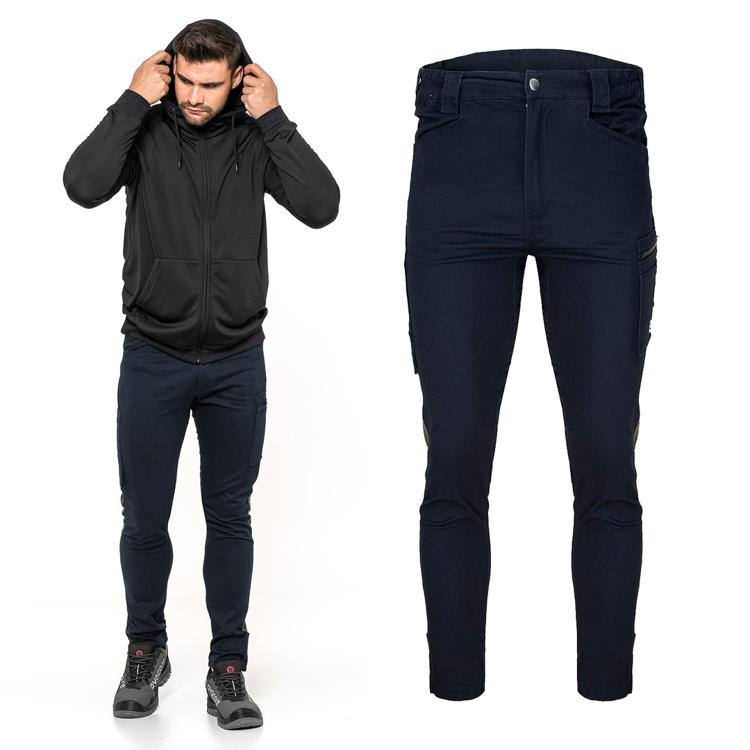 Avacore TUBBOS Bundhose in marineblau/oliv, Größe 48
