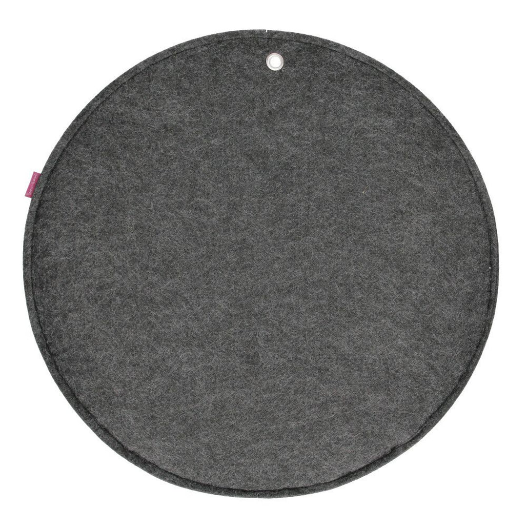Bertoni Filz-Wandorganizer Kreis L Durchmesser 35 cm - anthrazit, 4 Fächer