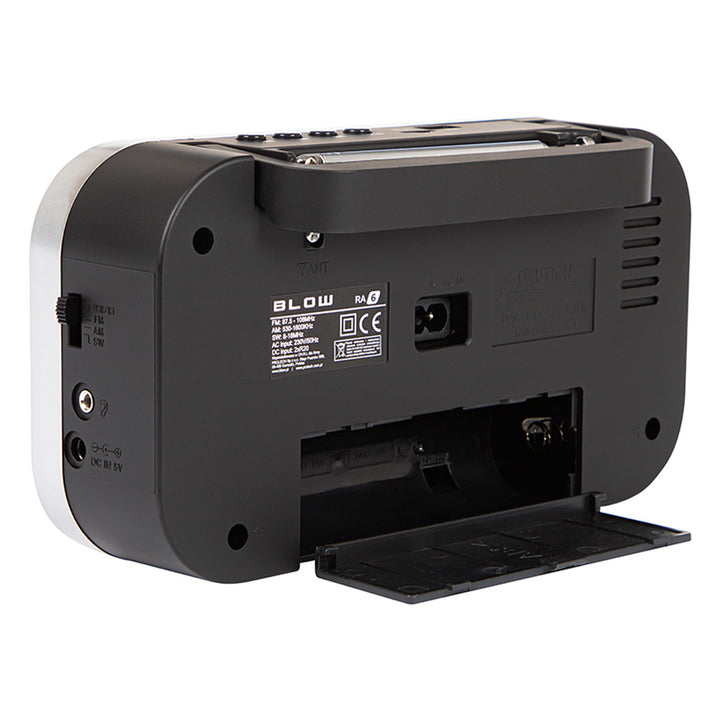 Tragbares analoges Radio AM/FM RA6 batterie- und netzbetriebener Blow