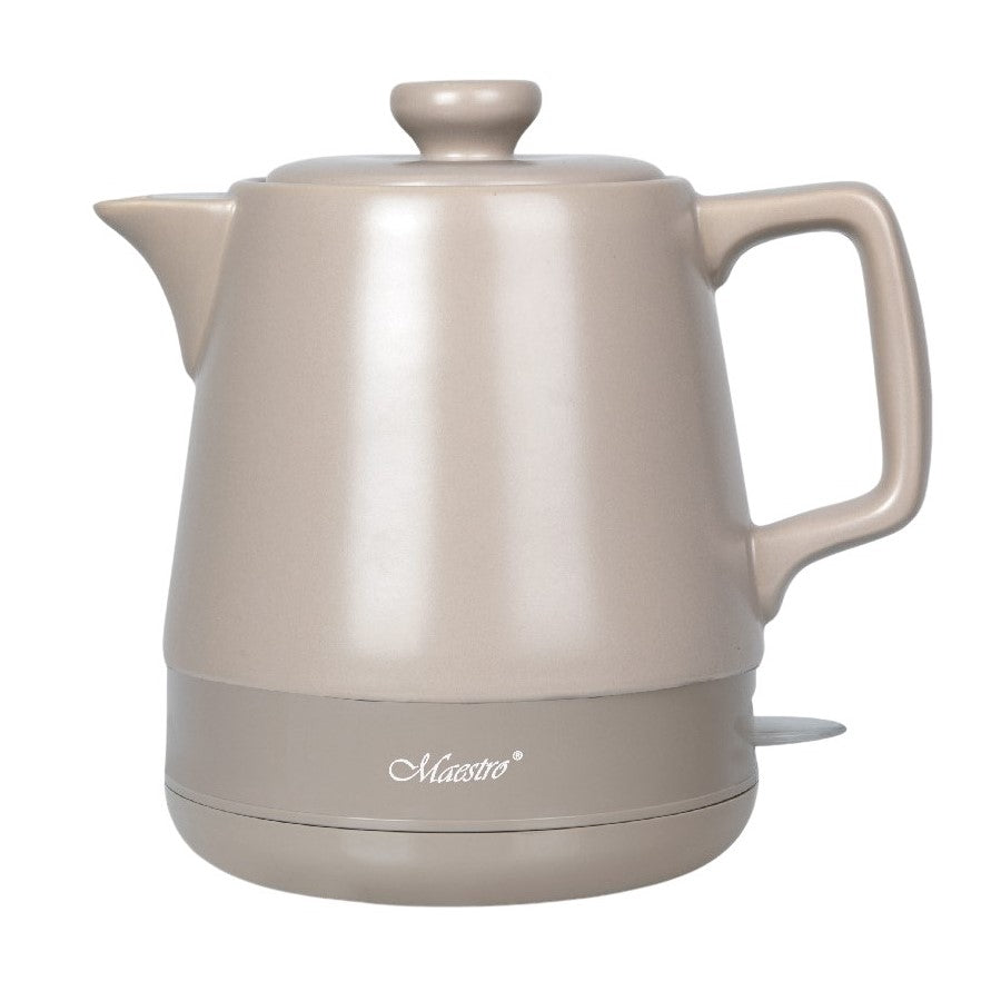 Maestro MR-071 Keramik-Wasserkocher, 1 l, beige, 1200 W, britischer Stecker