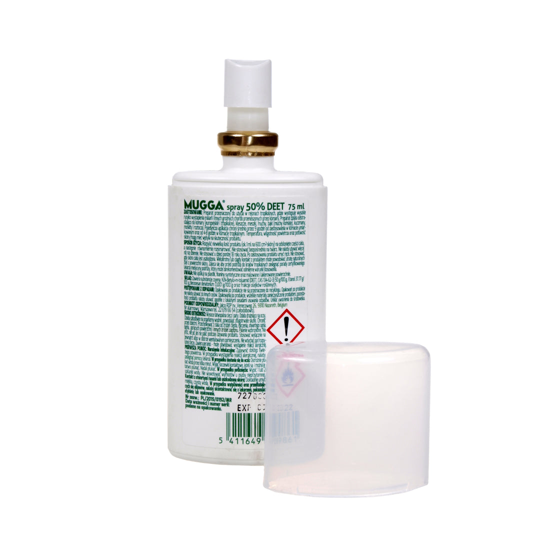 2x Mugga Spray 50% Deet Insektenschutzmittel 75ml