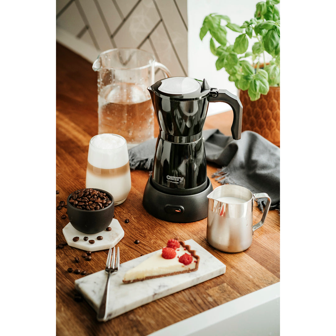 Moka Camry CR 4415B 300ml elektrische Kaffeemaschine für 6 Tassen Espresso