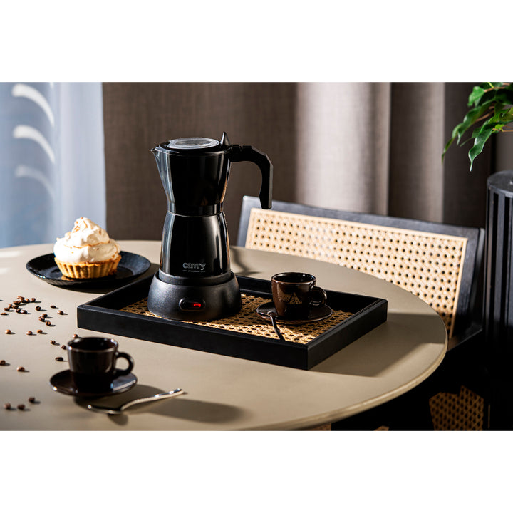 Moka Camry CR 4415B 300ml elektrische Kaffeemaschine für 6 Tassen Espresso
