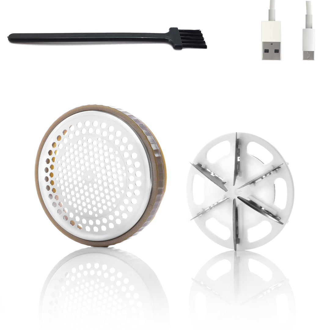 Adler Stoffrasierer, USB-Ladung, LCD-Display, 3-stufige Geschwindigkeit, Bürste, AD 9617